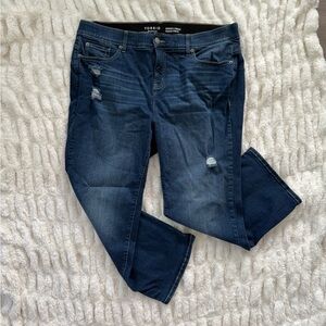 torrid Women's Blue Distressed Jeans